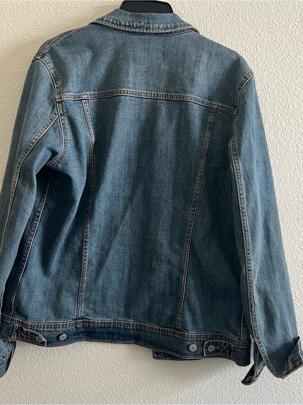Old Navy Medium Blue Denim Jacket TALL - Picture 2 of 4